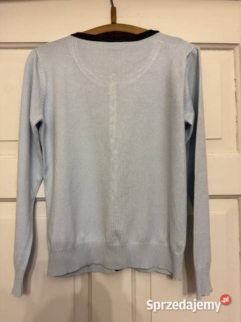 Sweter damski SM dzianina niebieski rozpinany z Rozmiar 36(S)