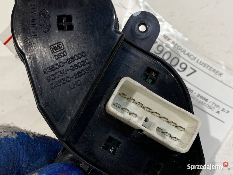 PRZEŁĄCZNIK REGULACJI LUSTEREK HYUNDAI SANTE FE