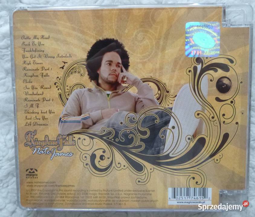 Płyta CD Nate James Kingdom Falls 1 płyta mazowieckie Warszawa