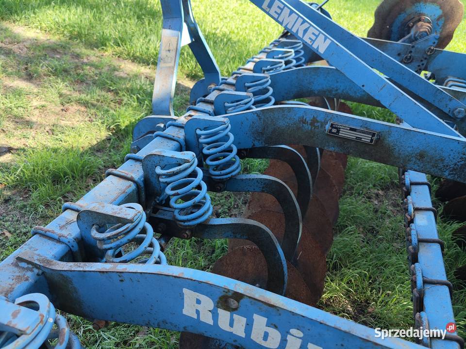 Brona talerzowa LEMKEN RUBIN 9300 talerzówka wał Pozostałe Rolnictwo Przemęt