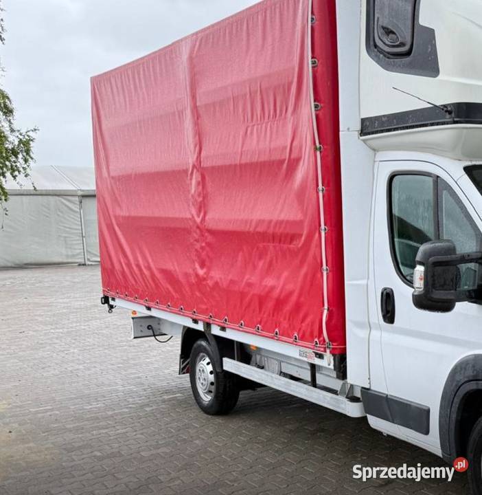 Zabudowa Firana plandeka skrzynia Ducato Master Sobiesiernie