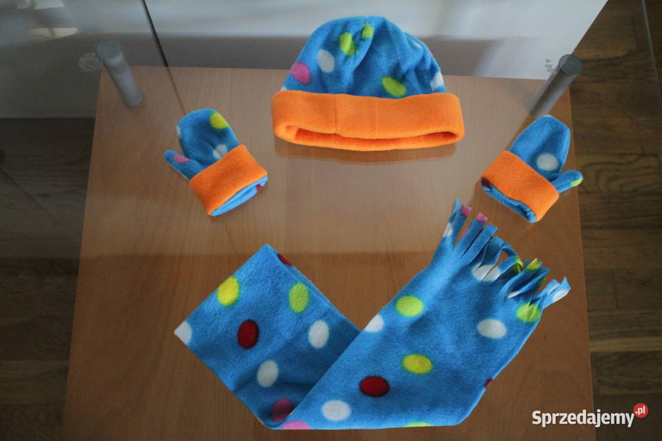 zestaw komplet czapka szlik szal rękawiczki Toruń