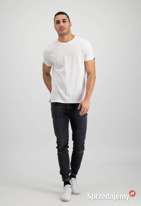 ALPHA INDUSTRIES tshirt basic ml Foil Print 103 Rozmiar XXL Warszawa