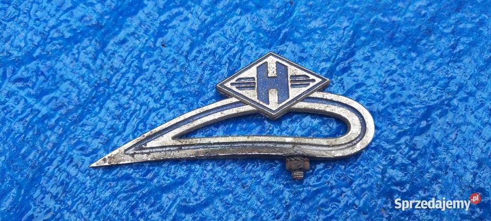 Emblemat Hercules rowerowy zabytkowy Kuźnia Raciborska