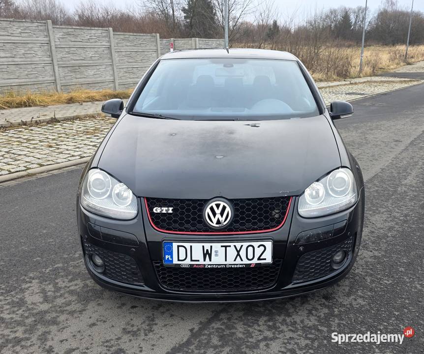 Golf 5 GTI 20 turbo 200 koni Długie opłaty czarny Mirsk