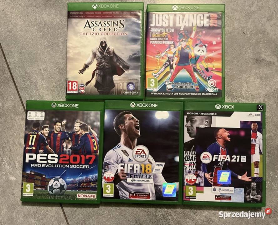 Zestaw gier Xbox one Boronów sprzedam