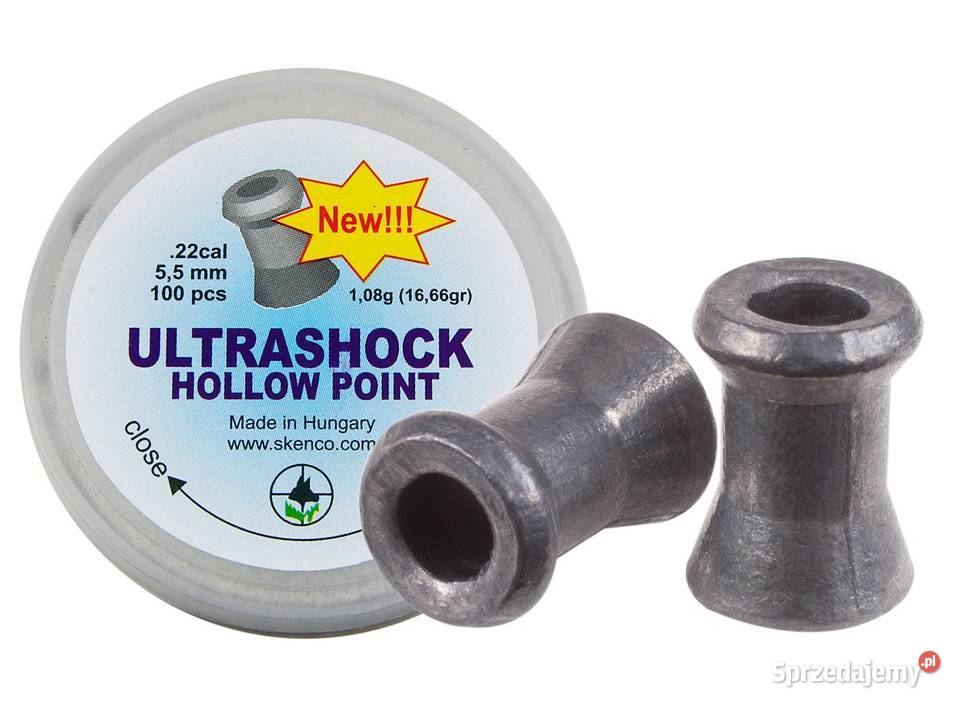 ŚRUT diabolo rozrywający HOLLOW POINT 55 mm Nowy Sącz