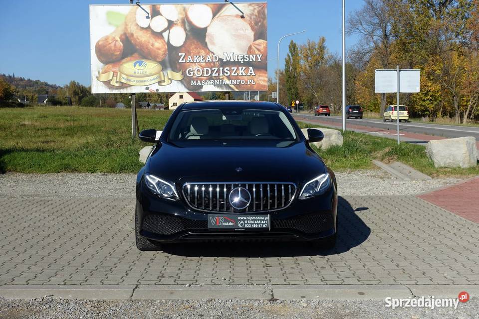 Mercedes E220D 195 4Matic Salon Niski przebieg 2 śląskie Buczkowice