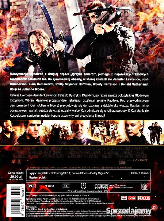 IGRZYSKA ŚMIERCI KOSOGŁOS 1 2 DVD KS 2 płyty Kalisz