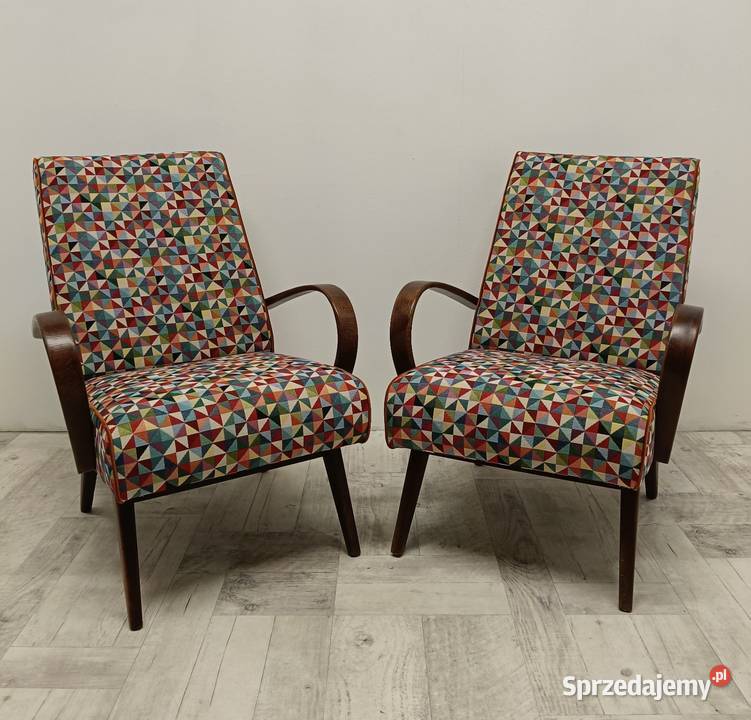 fotele PRL design lata 70te vintage Chierowski Radomsko