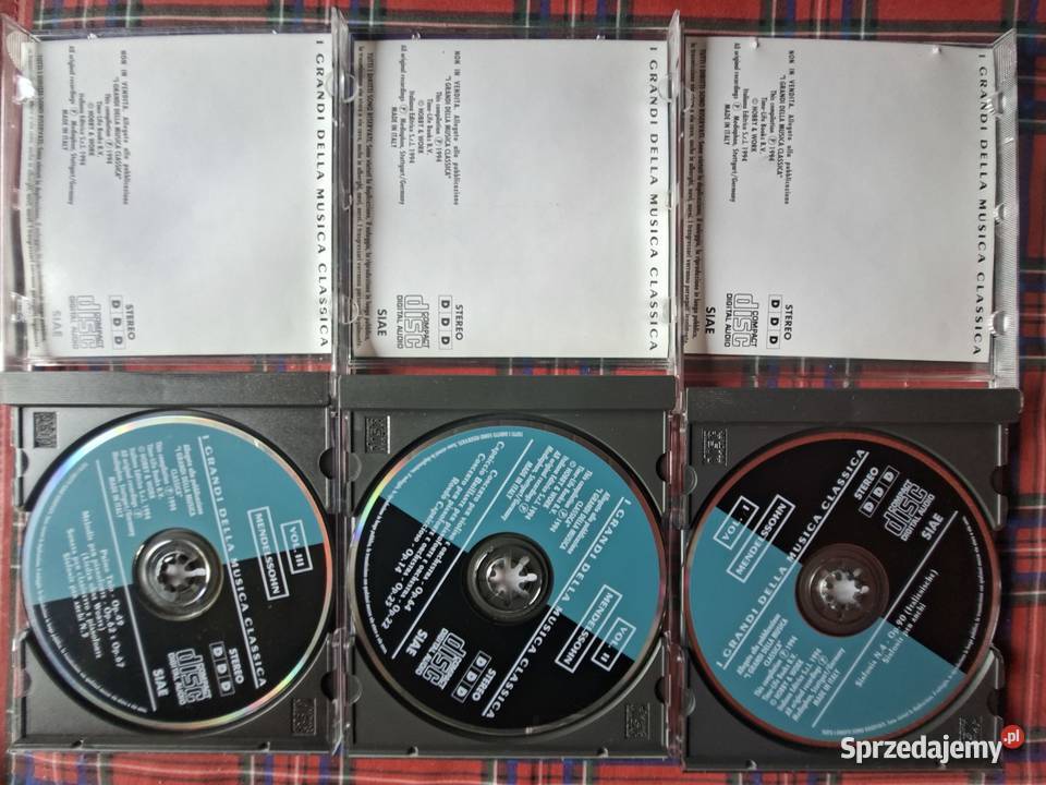 I Grandi Della Musica Classica Mendelssohn 3CD Kraków