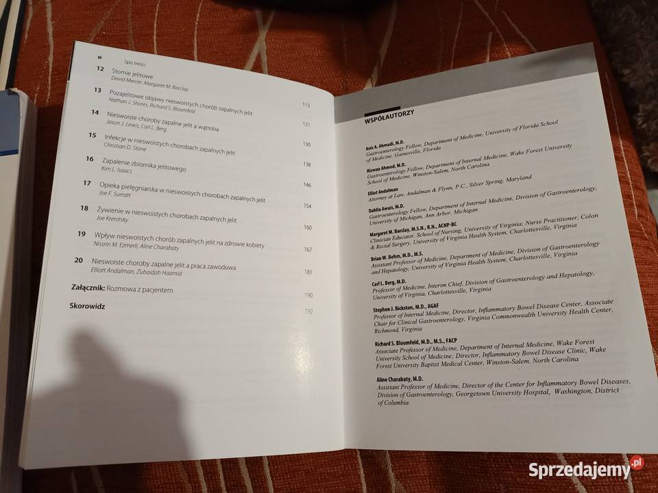 Niesamowite zapalenia jelit medycyna, nauki medyczne Książki naukowe i popularnonaukowe sprzedam
