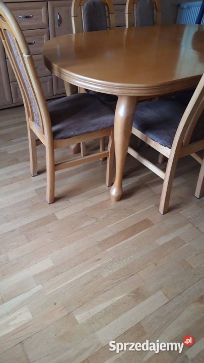 Stół drewniany rozkładany Tarnowskie Góry