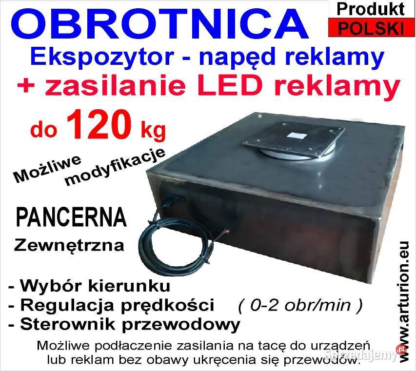 Podest Obrotowy Ekspozytor Napęd Reklam