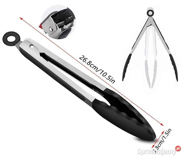 Profesjonalne szczypce kuchenne grillowe 27 Płock