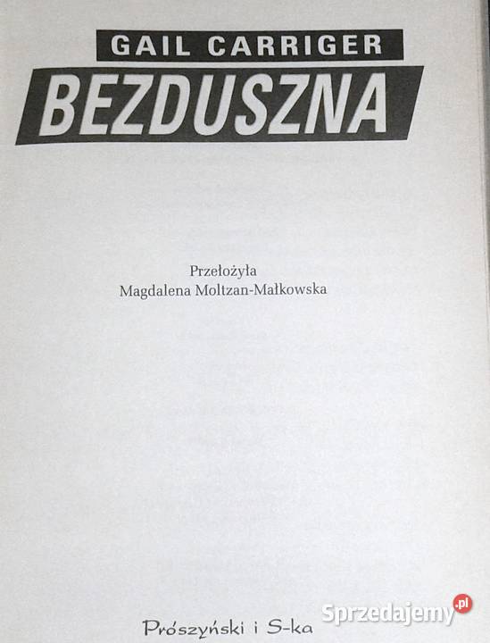 Bezduszna Gail Carriger