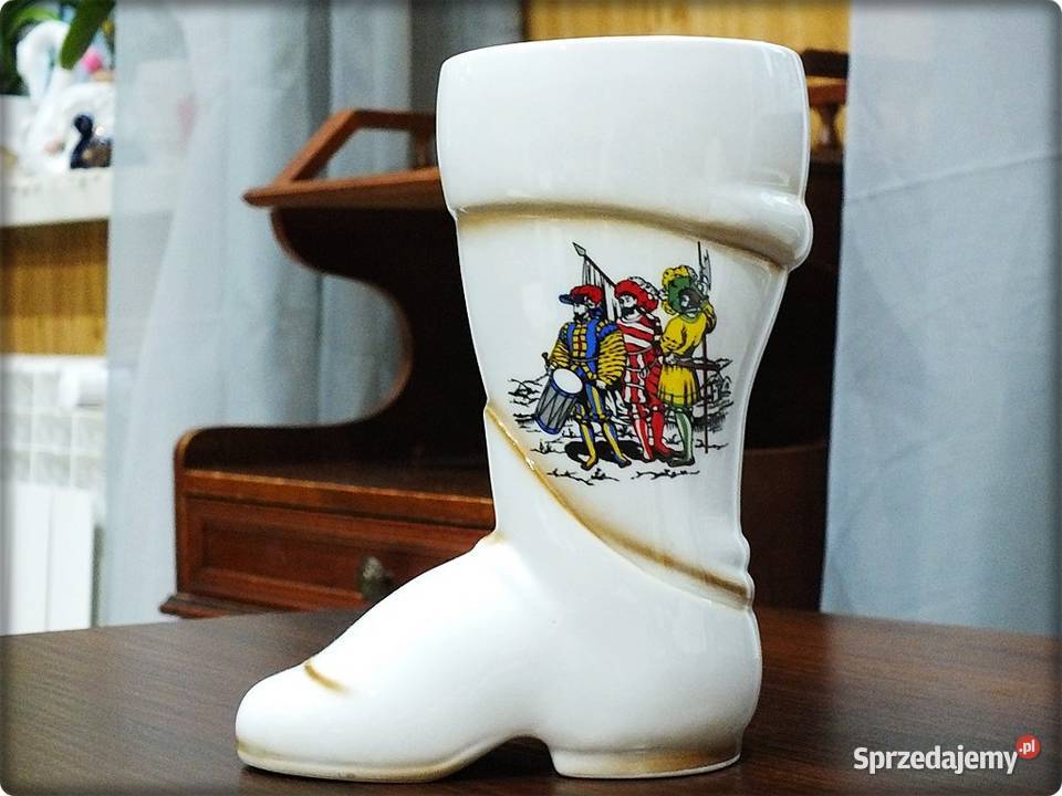 Kufel Bucik But Porcelana Sygnowana GDR lata Antyki, Sztuka, Kolekcje Żary