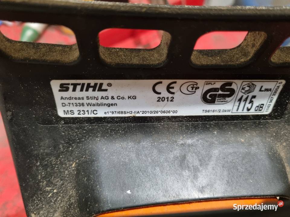 Stihl ms 231 igła Piły łańcuchowe Kowal