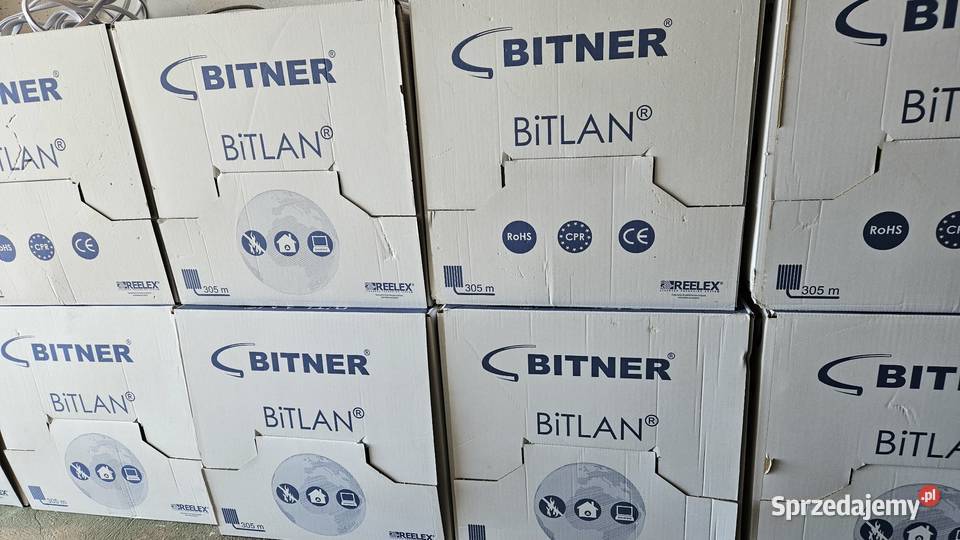 Kabel sieciowy UTP Cat 5E Skrętka Bitner 305m Tarczyn