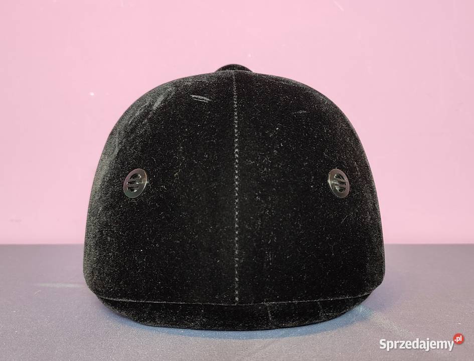 Kask jeździecki rozmiar 55 CLASSIC EQUI czarny małopolskie Jasień
