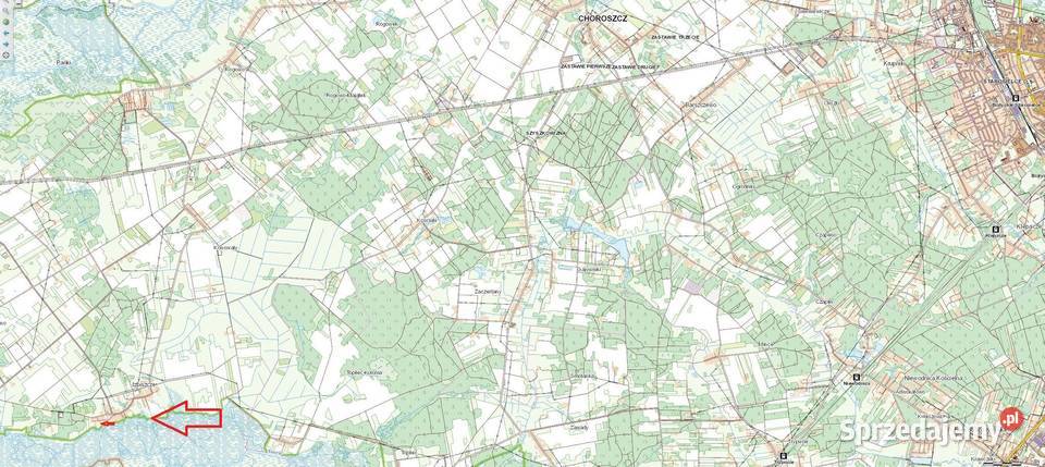 Działka budowlana z dostępem do Narwi Białystok
