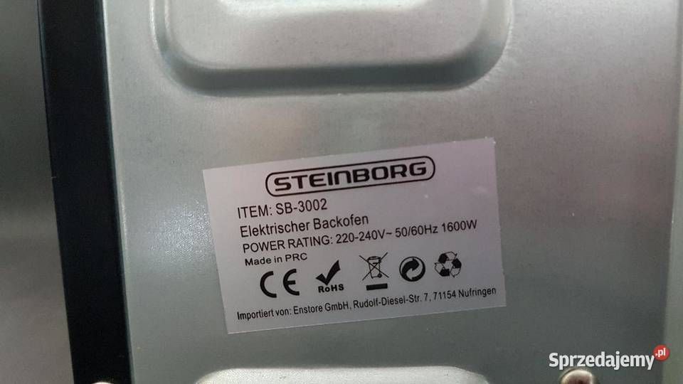 Mini Piekarnik Steinborg Ze Stali Nierdzewnej Kudowa-Zdrój