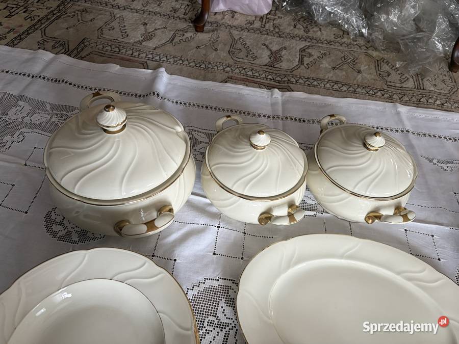 Serwis obiadowy ESCHENBACH Elfenbein na 12 osób mazowieckie Warszawa
