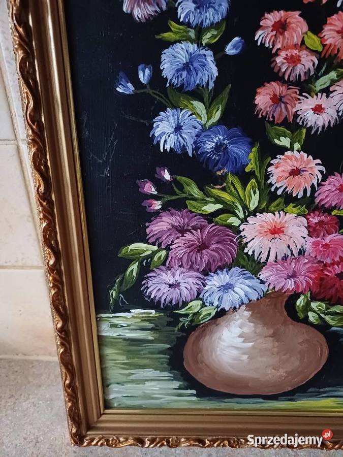 vintage obraz malowany Nowy Targ