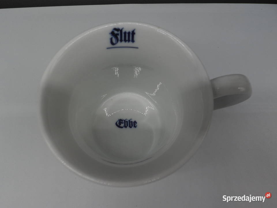 Porcelanowy Kubek Wzór Słomkowy Indisch Blau