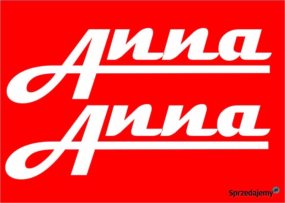 Naklejki Anna zamienniki Bydgoszcz