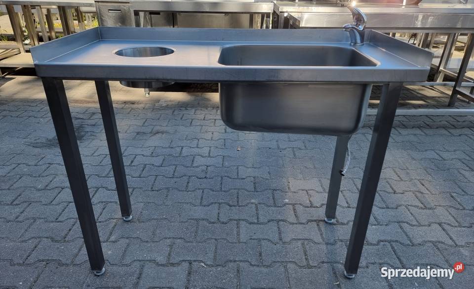 Zlew 1 komorowy z Dziurą Na Odpady 1125085 M847 Nowe Skalmierzyce