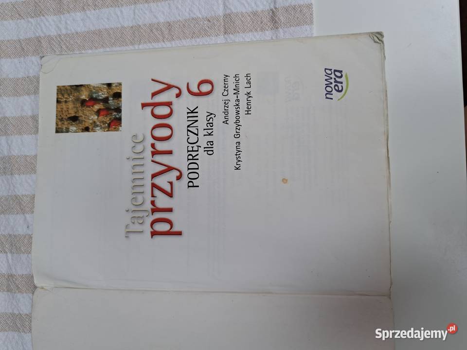 Tajemnice przyrody Podręcznik do klasy 6 Nowa Podręczniki Książki i Podręczniki Trąbki Wielkie