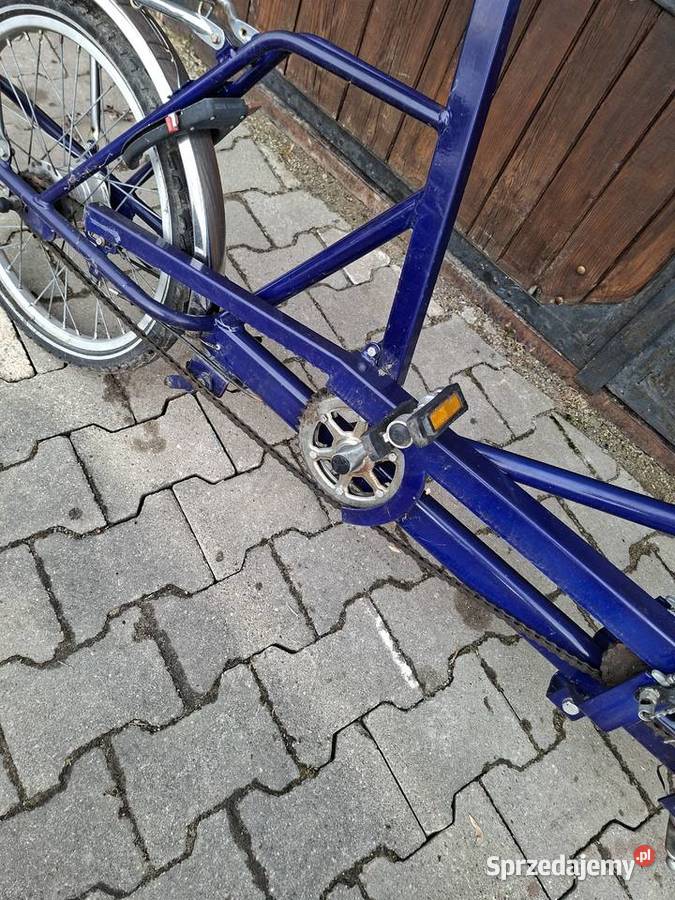 rower tandem dorosłego i dziecka Miejskie Ostrowiec Świętokrzyski