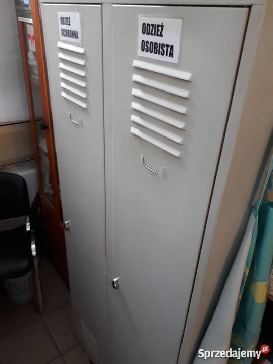 Szafka ubraniowa metalowa wyposażenie