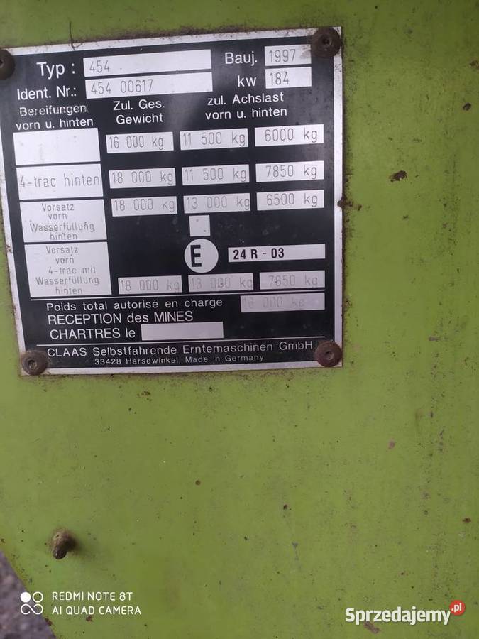 Sprzedam kombajn zbożowy Claas Lexion 440 Opatowiec