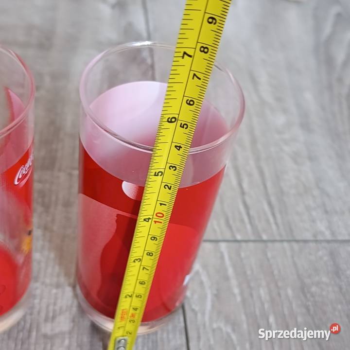szklanki kolekcjonerskie marki CocaCola wielkopolskie Poznań