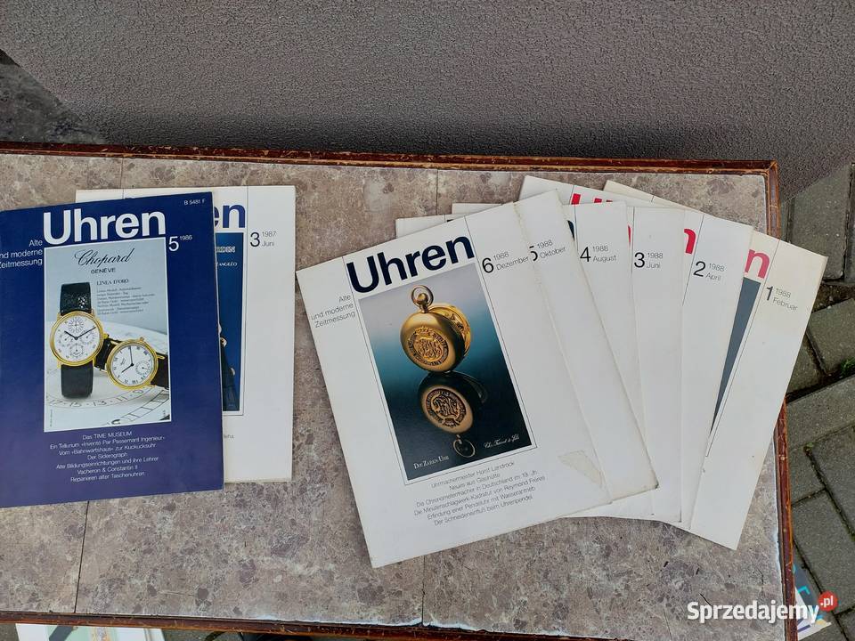 Czasopisma niemieckie zegary i zegarki Uhren Tczew