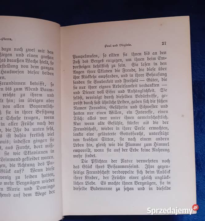 Saint Pierre Paul und Virginie Walther Fiedler wielkopolskie Koźminek sprzedam