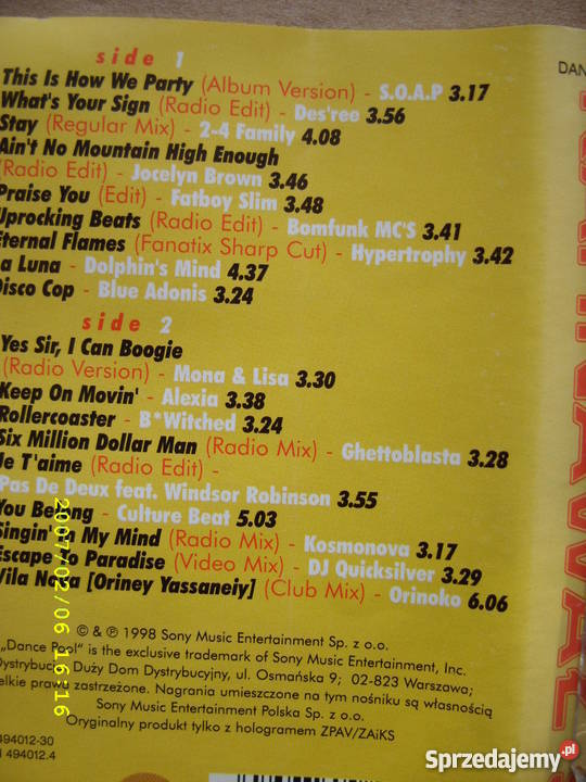 Skladanka kaseta KARNAWAL 99 SKLADANKA kaseta Wołów