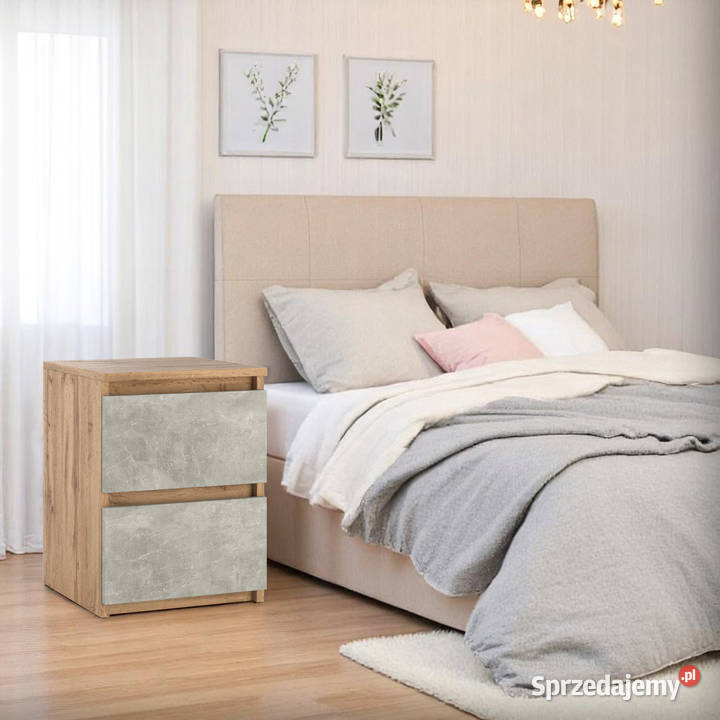 Szafka Nocna Dziecięca Z 2 Szufladami Drewniana warmińsko-mazurskie Elbląg