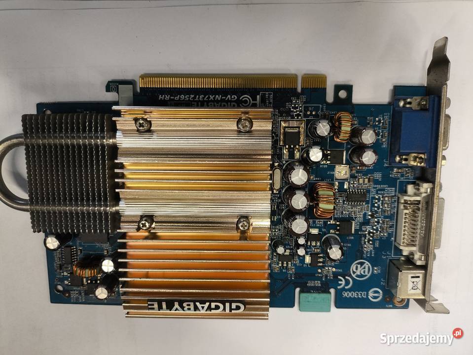 Karta graficzna Gigabyte GVNX73T256PRH pasywne małopolskie Kraków sprzedam