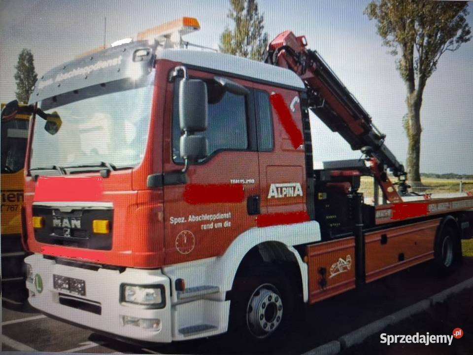 Laweta Pomoc drogowa Dźwig Platforma hydraulic 362000km Sierakowice sprzedam