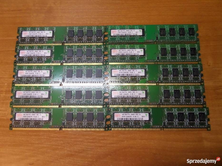 Pamięć operacyjna RAM Hynix 1GB DDR2 PC25300U555 Warszawa sprzedam