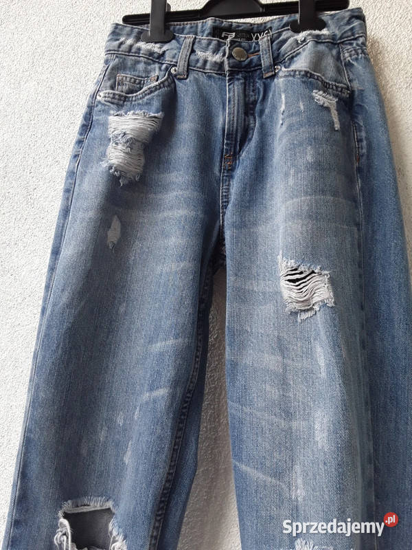 Spodnie jeans rXXS z dziurami Yorker Warszawa sprzedam