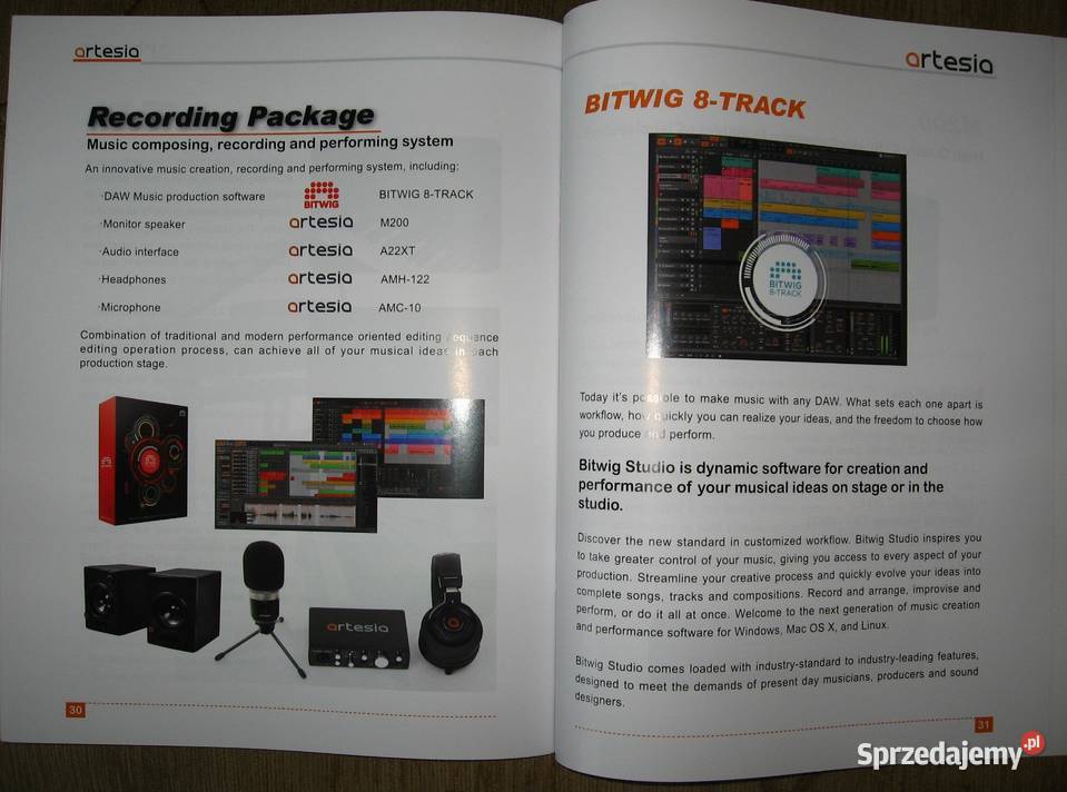 Artesia Digital Pianos catalog katalog pianin Instrumenty klawiszowe i MIDI Kępice sprzedam