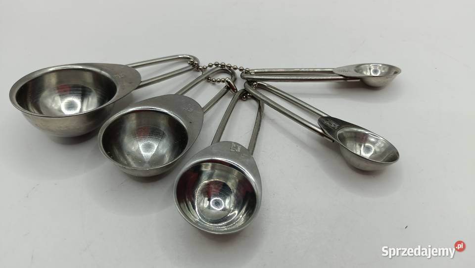 Metalowe marki łyżeczki zestaw 5 sztuk