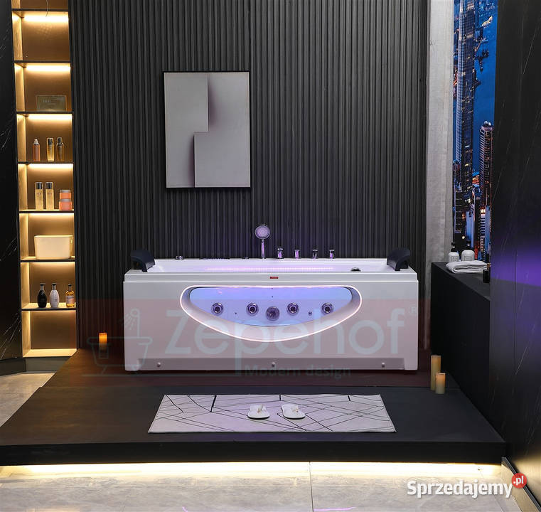 Wanna z hydromasażem BCX602 prostokątna