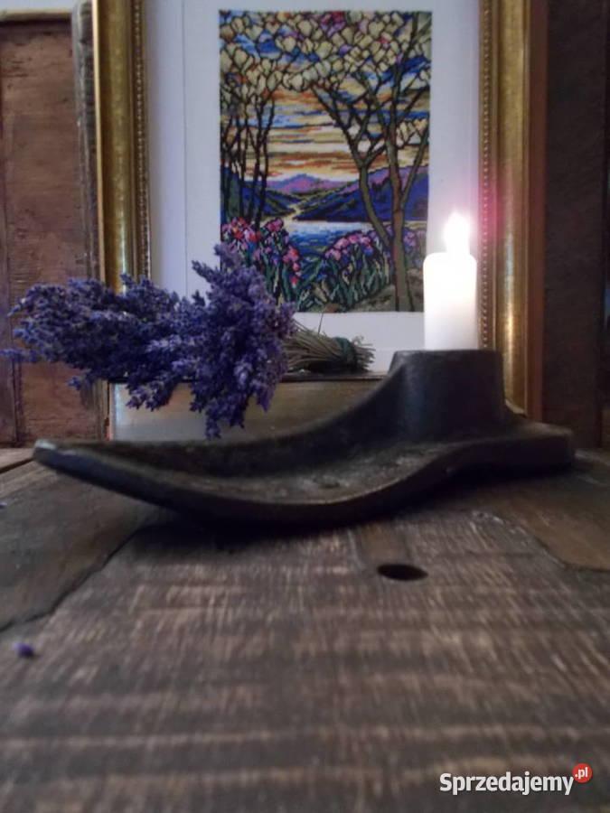 Stary Świecznik 8 Stare Szewskie Kopyto Vintage Szczecin