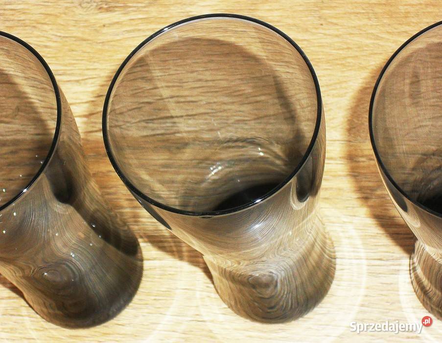 Wysokie szklanki do napojów koktajli drinków niebieski Gliwice