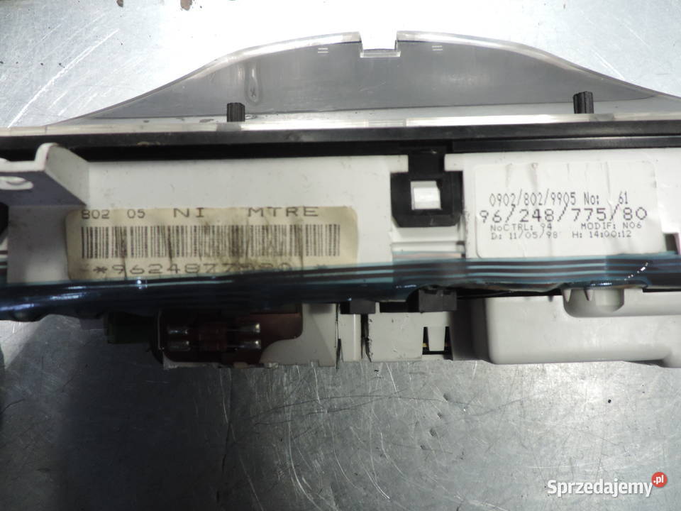 LICZNIK ZEGARY CITROEN SAXO 15 D 9624877580 Nowy Sącz sprzedam
